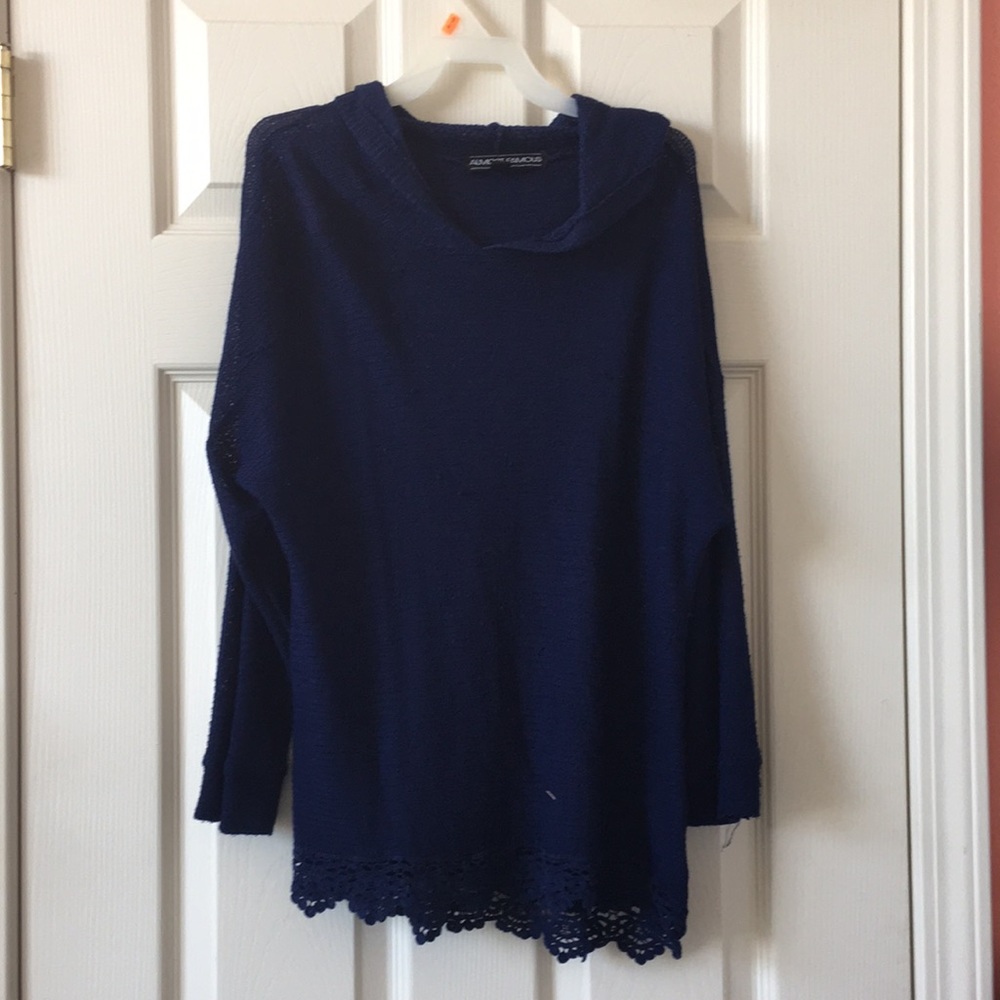 Navy blue girls xl light sweater